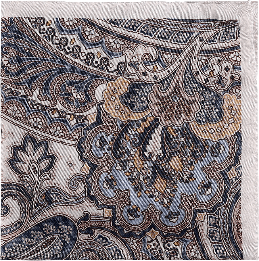 Pocket Square, från Amanda Christensen, i färgen 119 Cream Melange.