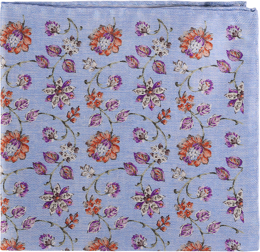 Pocket Square, från Amanda Christensen, i färgen 421 Sky Blue Melange.