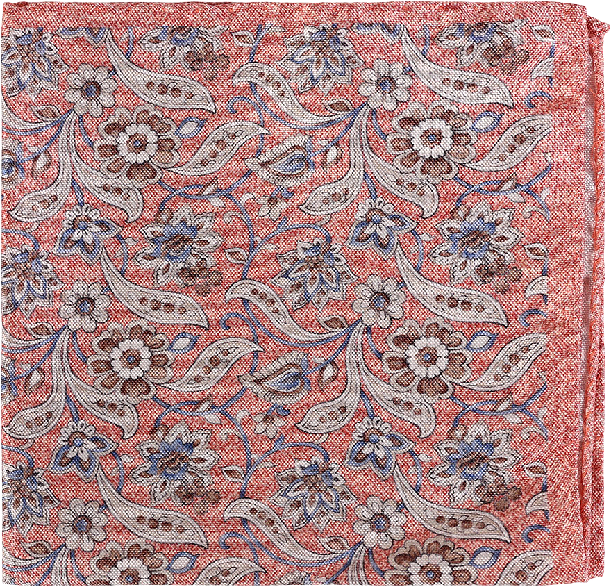 Pocket Square, från Amanda Christensen, i färgen 214 Orange Melange.