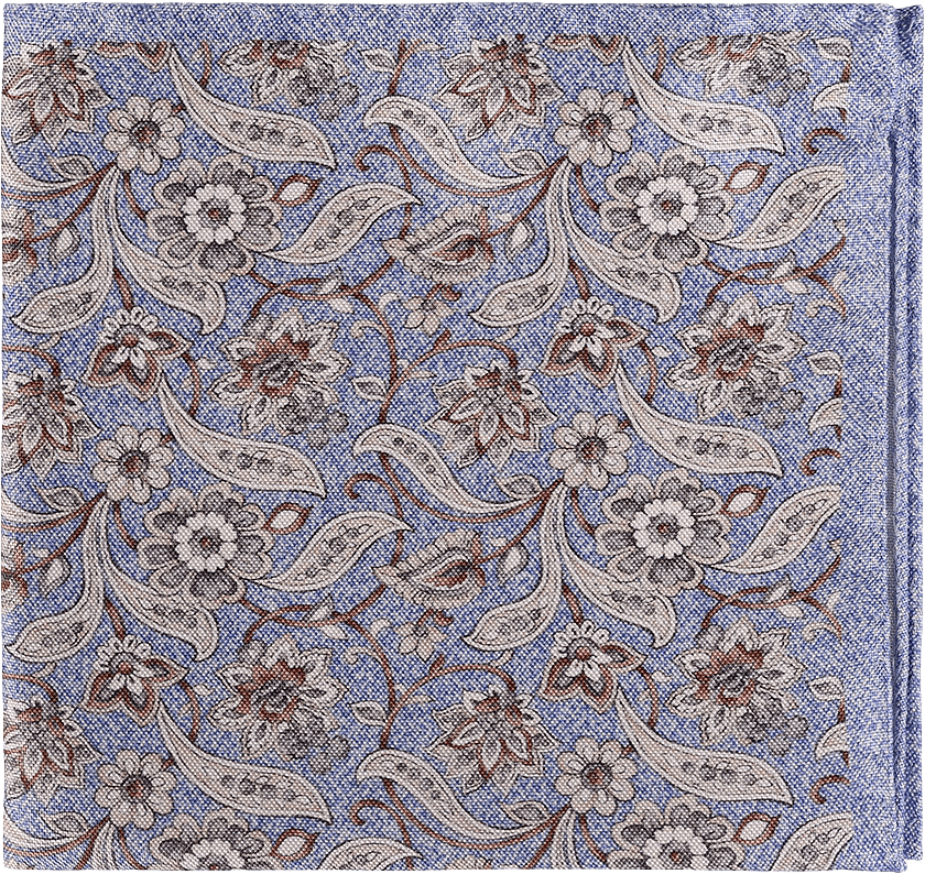 Pocket Square, från Amanda Christensen, i färgen 421 Sky Blue Melange.