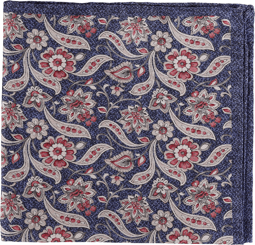 Pocket Square, från Amanda Christensen, i färgen 412 Navy Melange.