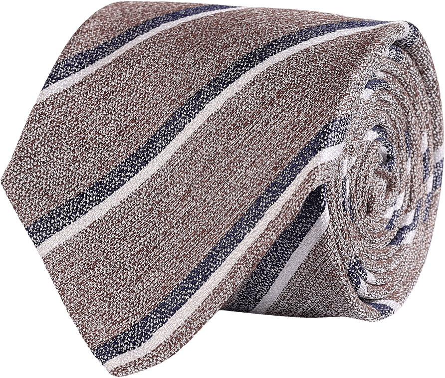 Classic Tie, från Amanda Christensen, i färgen Brown Melange.