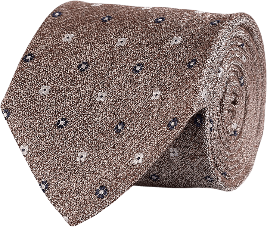 Classic Tie, från Amanda Christensen, i färgen Brown Melange.