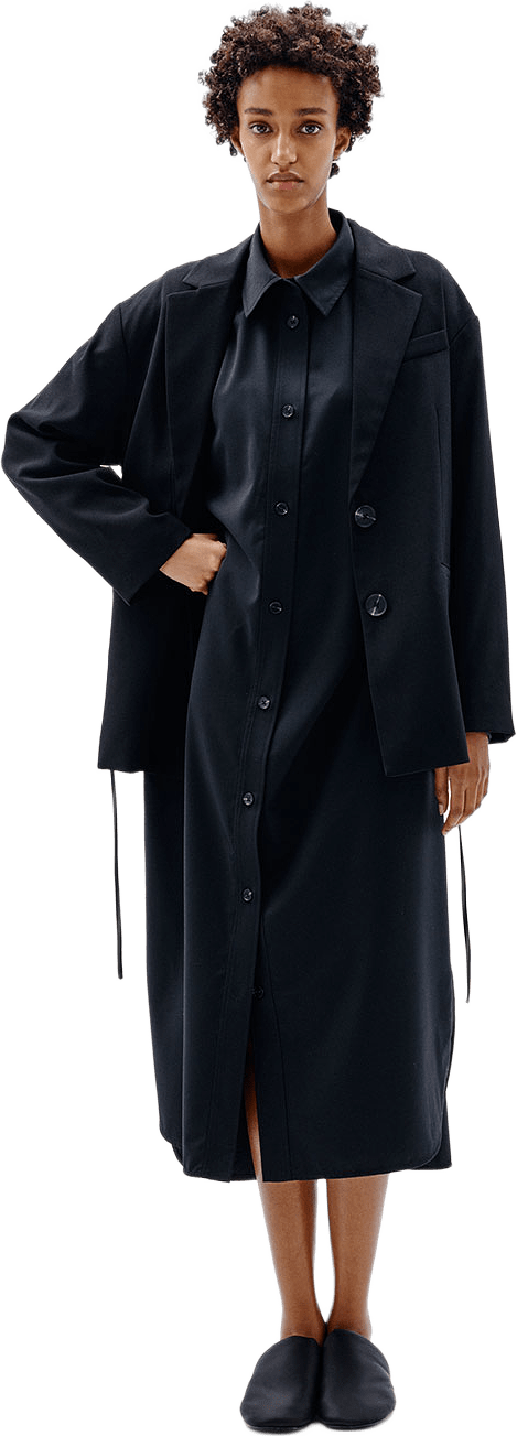 CarahIW Shirtdress, från Inwear, i färgen Black.