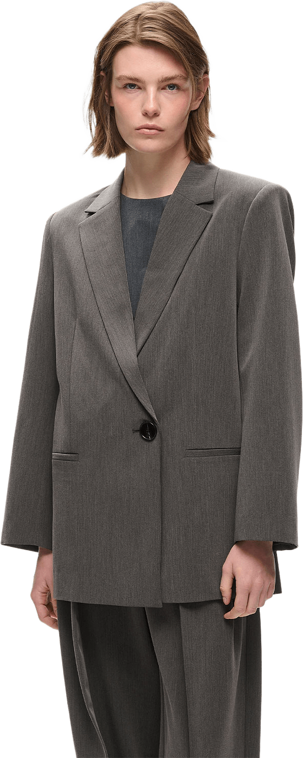 ColeIW Blazer, från Inwear, i färgen Chocolate Torte Melange.