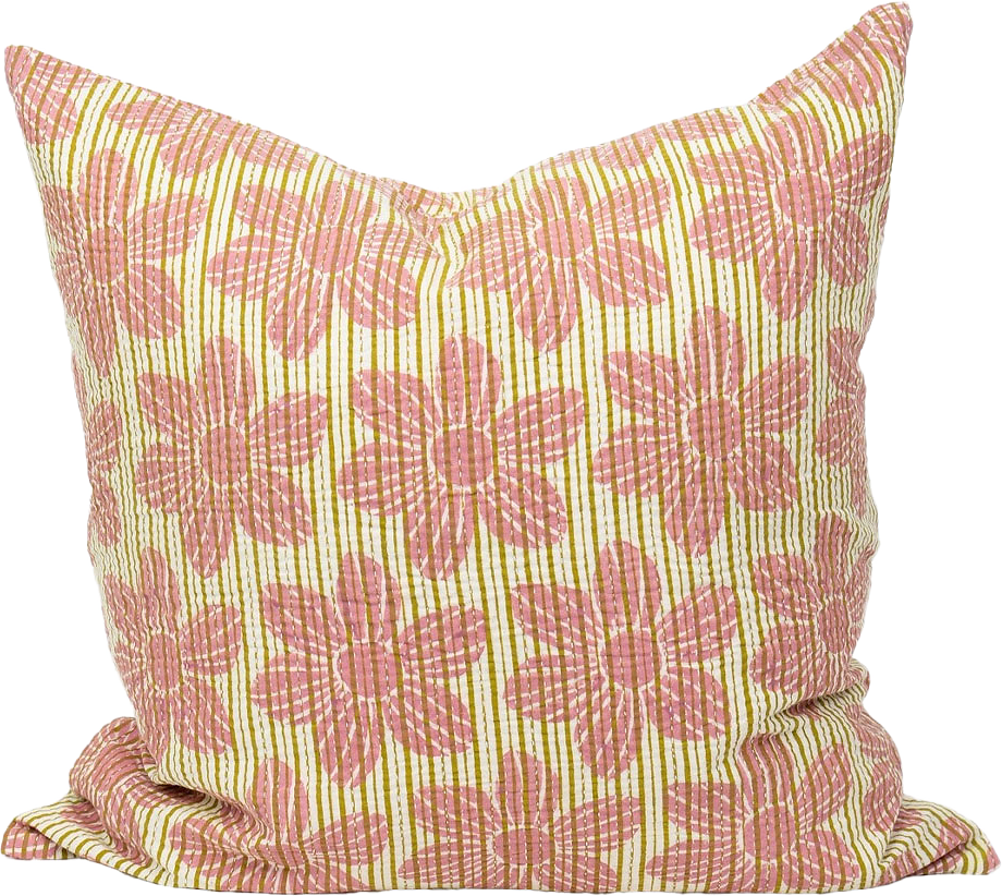 Anemone kuddfodral 50x50 rosa, från A World of Craft, i färgen Rosa.