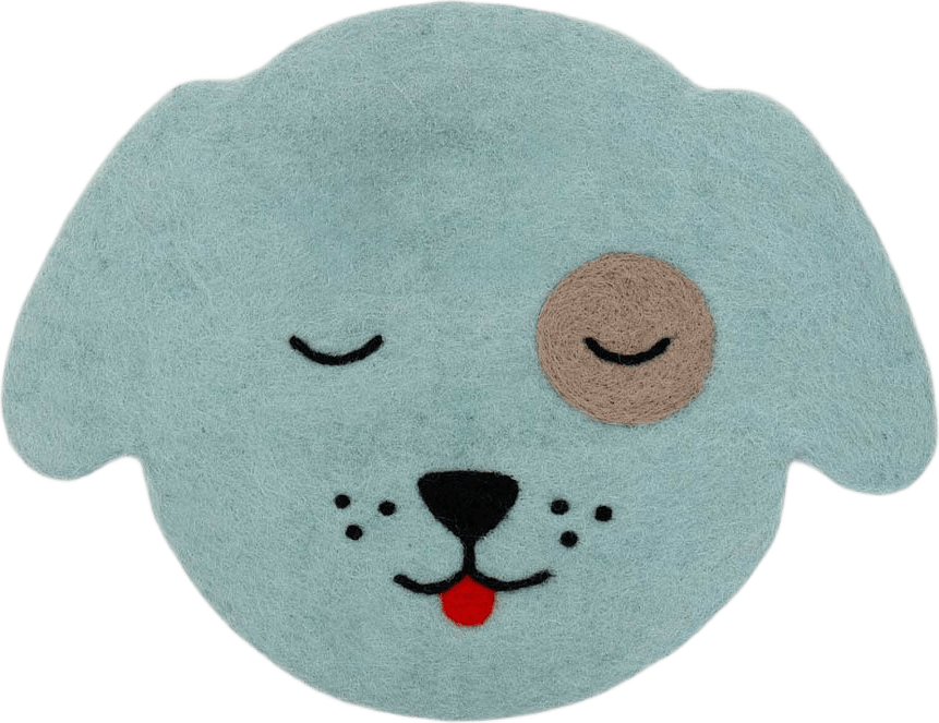 Sleeping dog sittdyna, från A World of Craft, i färgen Blå.