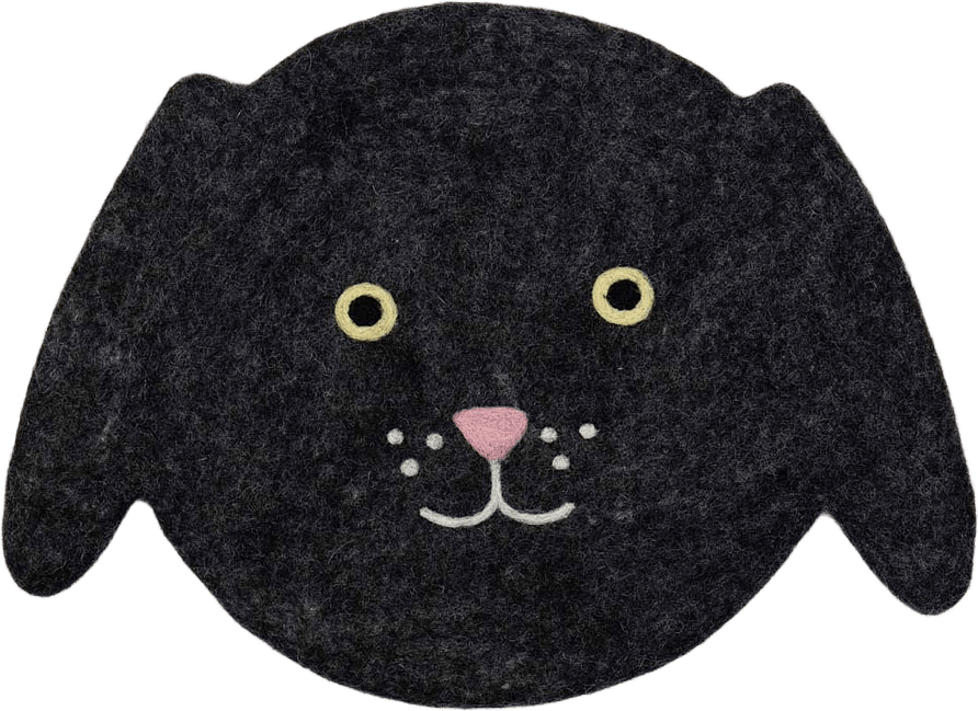 Rabbit sittdyna, från A World of Craft, i färgen Svart.