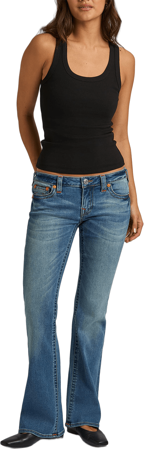 Becca Low Rise Bootcut, från True Religion, i färgen Itonda.