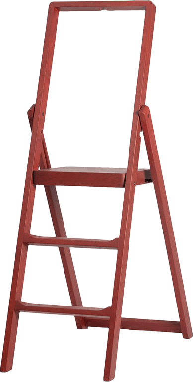 Step stepladder, från Design House Stockholm, i färgen Red.