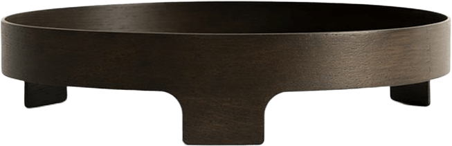 Bridge Bricka, från Design House Stockholm, i färgen Dark Oak.
