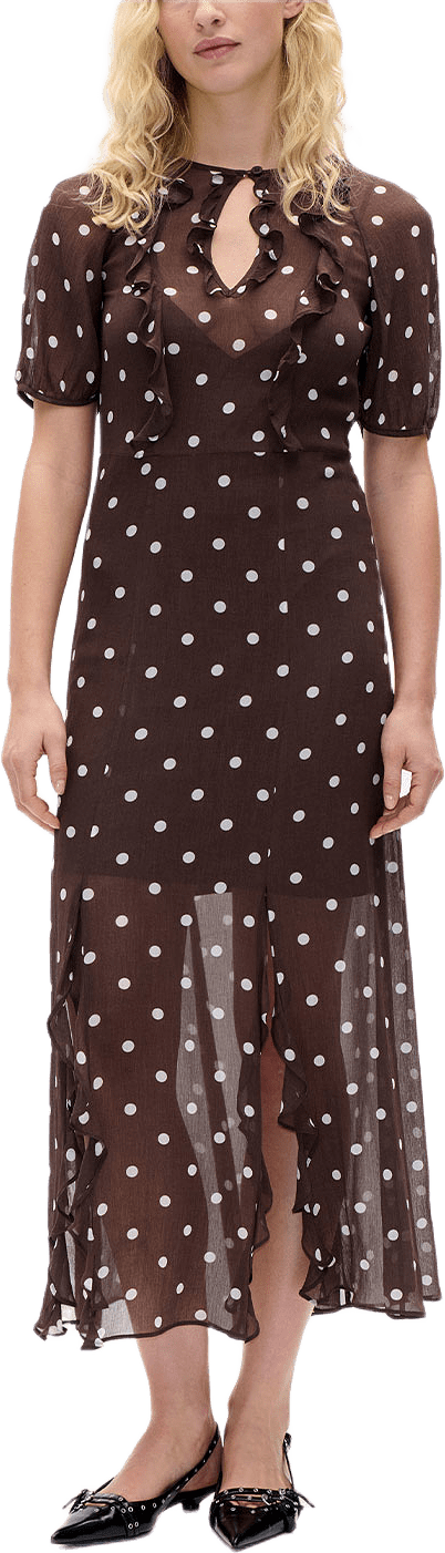 Alara Dress, från Baum und Pferdgarten, i färgen Coffee Bean Dots.