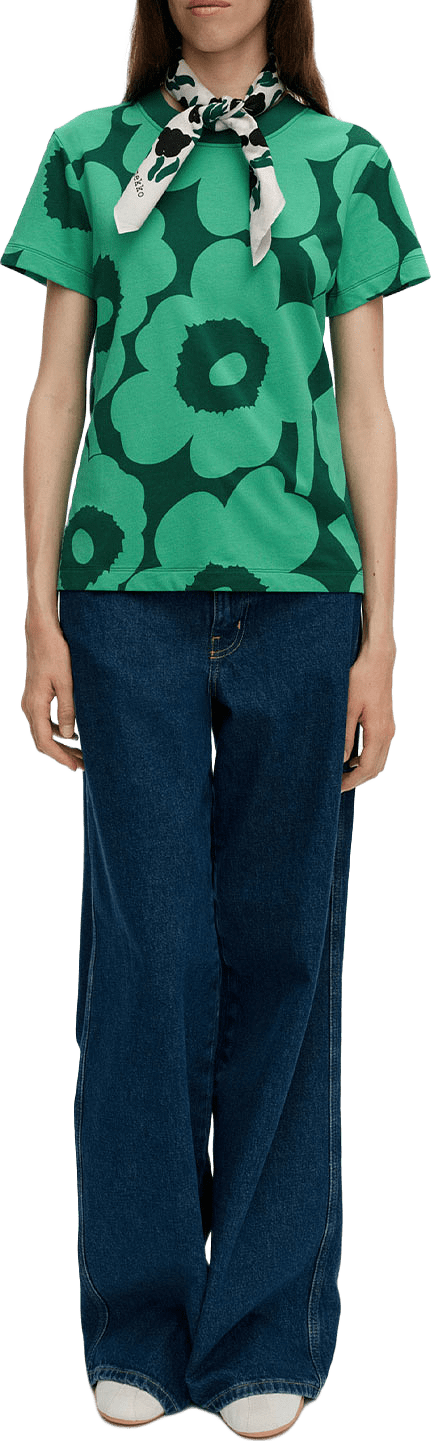 Heleys Unikko, från Marimekko, i färgen Green, Dark Green.