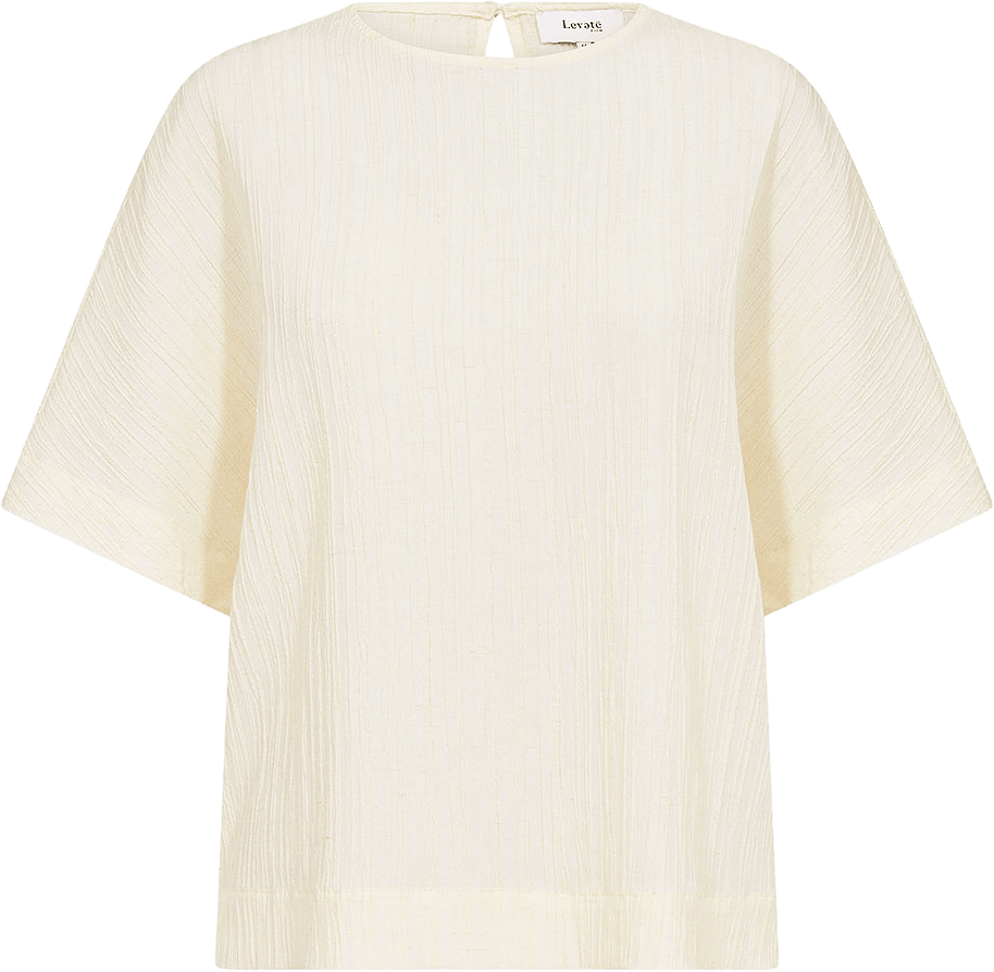 Remy 1 Blouse, från Leveté Room, i färgen Turtledove Combi.