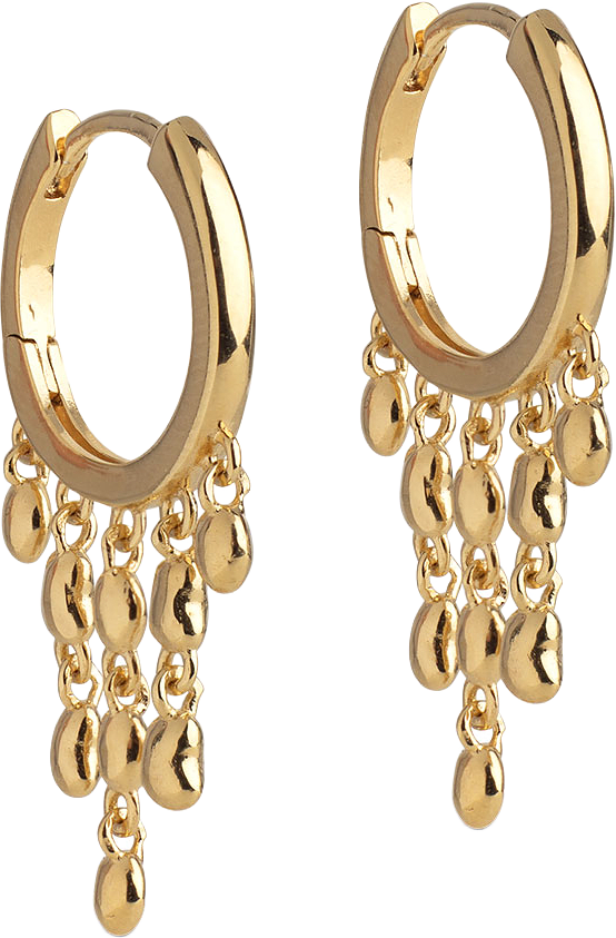 Earrings, Nara Rain, från ENAMEL Copenhagen, i färgen 925s/Gp.