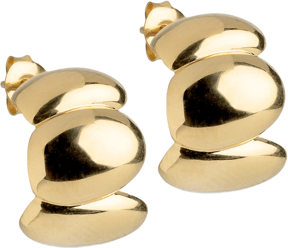 Hoops, Melia Chunky, från ENAMEL Copenhagen, i färgen 925s/Gp.