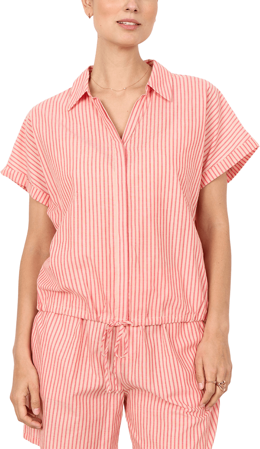Felice 2 Shirt, från Soyaconcept, i färgen Bittersweet Combi.