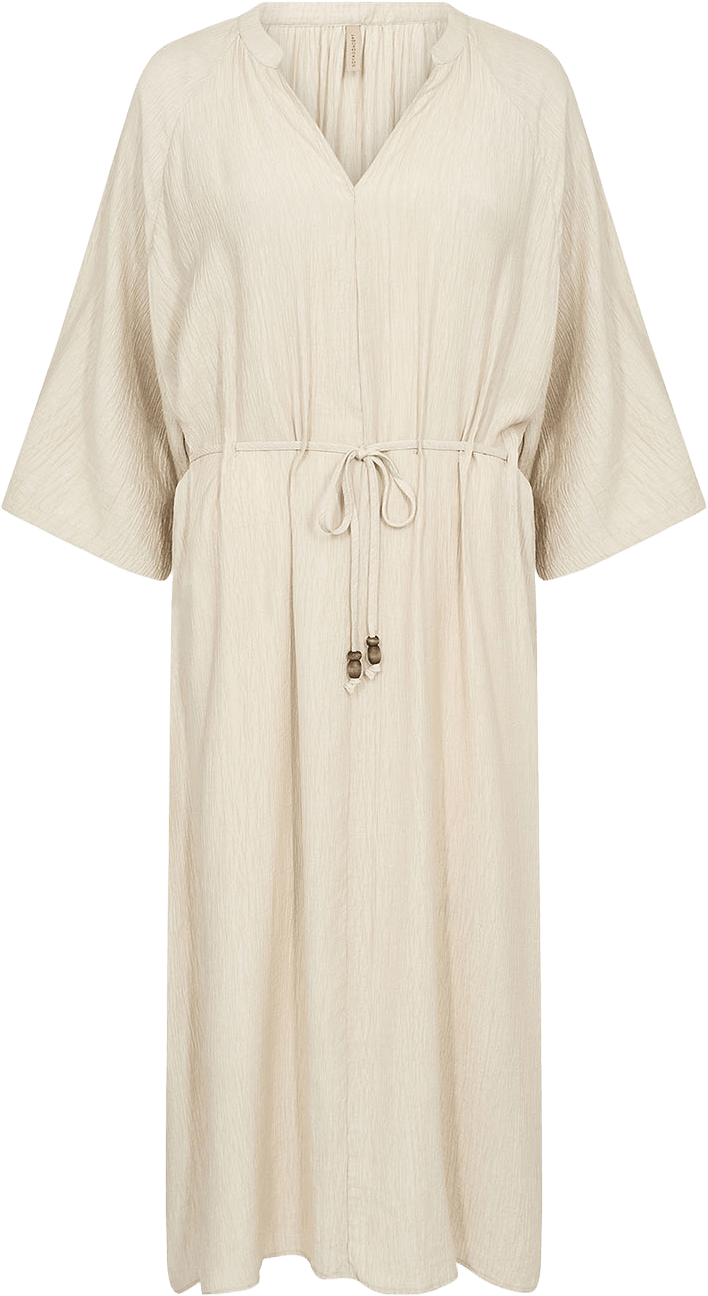 Fabrina 5 Dress, från Soyaconcept, i färgen Sand.