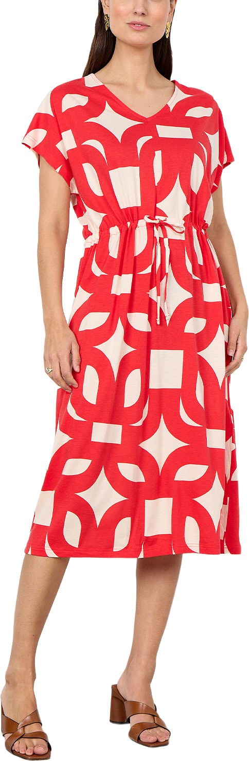 Felicity Aop 543 Dress, från Soyaconcept, i färgen Bittersweet Combi.