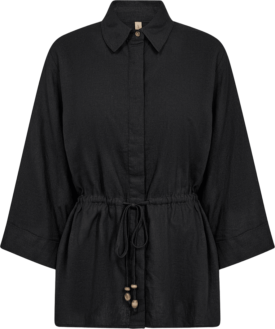 Ina 74 Shirt, från Soyaconcept, i färgen Black.