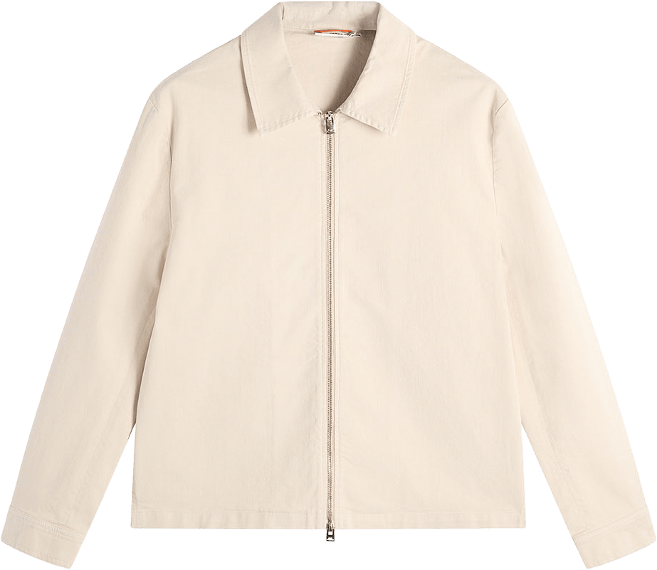 Julius Cotton Twill Overshirt, från J.Lindeberg, i färgen Moonbeam.