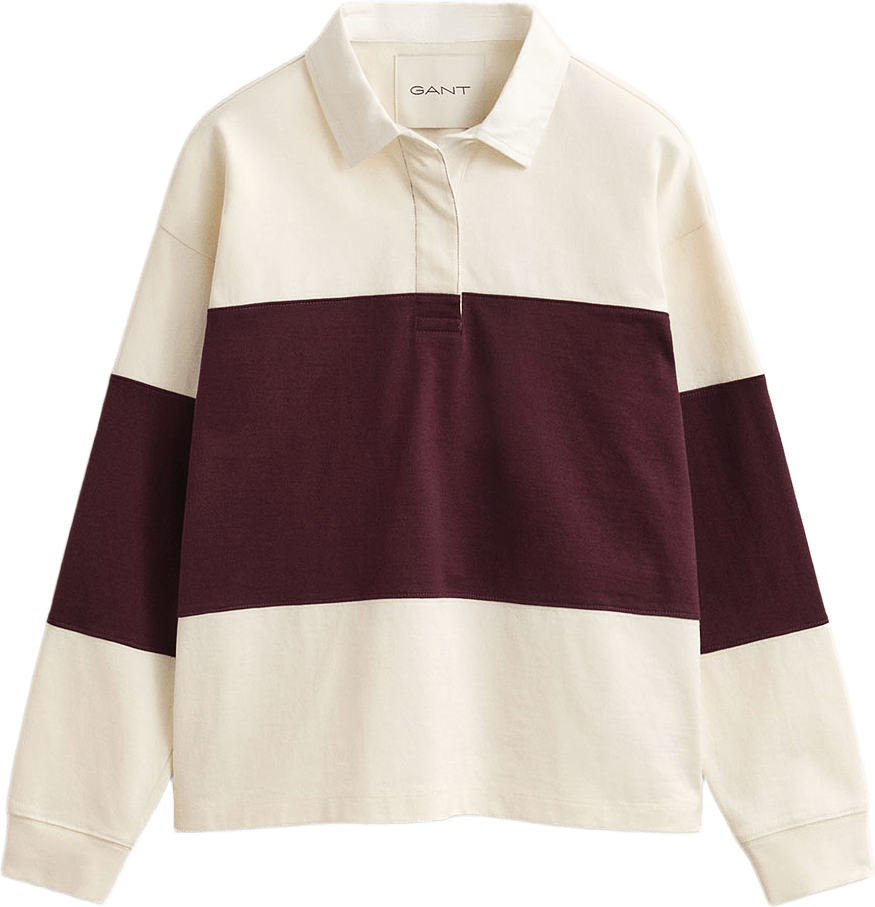 Color Block Heavy Rugger, från GANT, i färgen Darkened Wine.