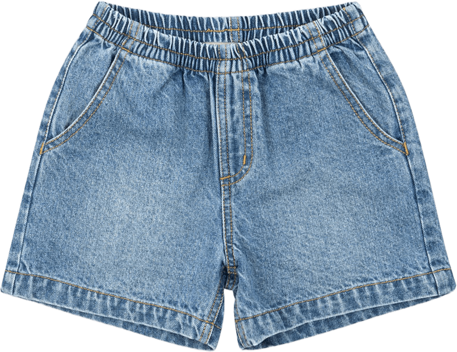 Magot Denim Shorts Gots, från Konges Sløjd, i färgen Denim Blue.