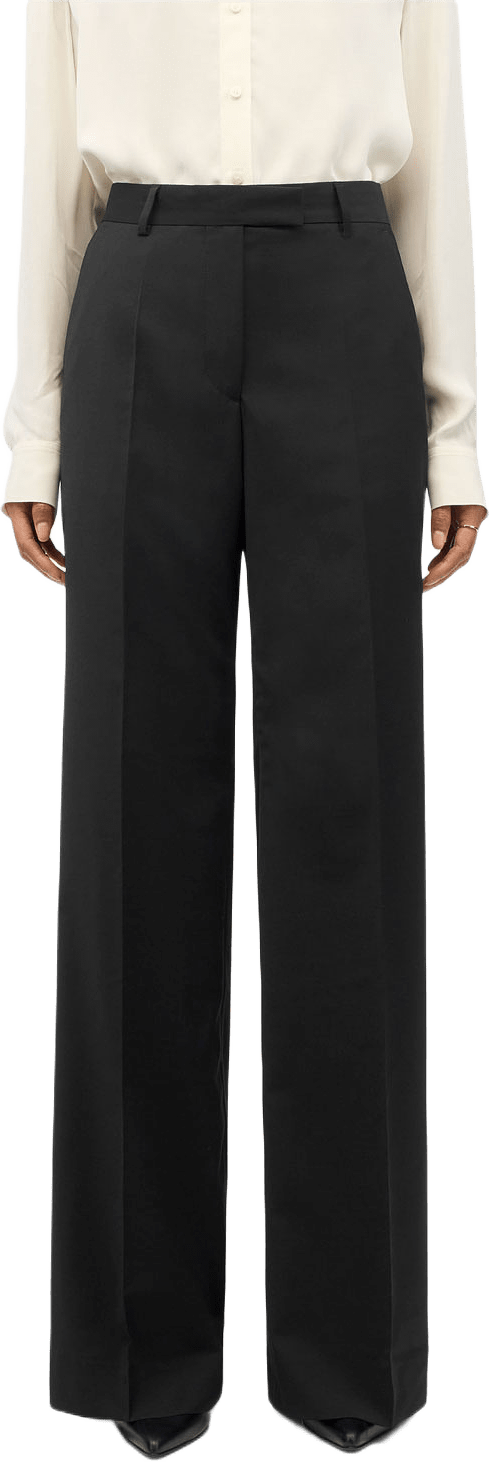 Irit Högmidjade Byxor, från Tiger of Sweden, i färgen Black.