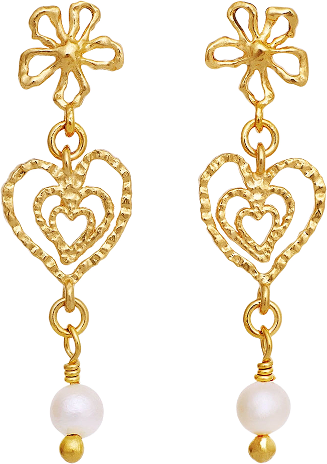 Izabel Earrings, från Maanesten, i färgen Recycled Coated With 18k Gold.