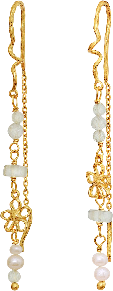 Alfrida Earrings, från Maanesten, i färgen Recycled Coated With 18k Gold.