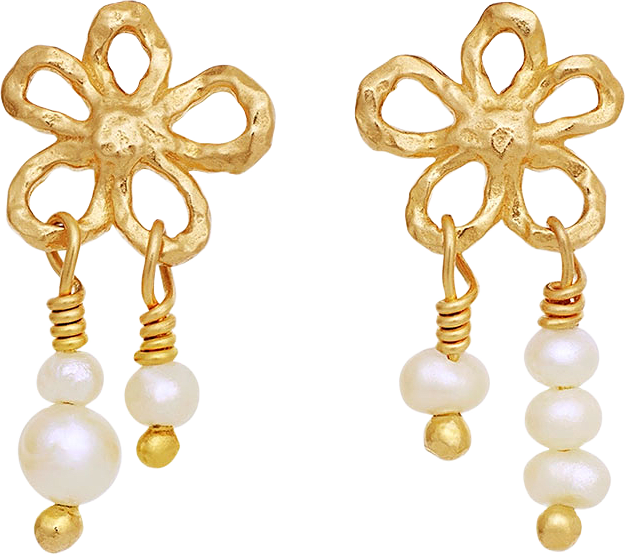 Nicola Earrings, från Maanesten, i färgen Recycled Coated With 18k Gold.