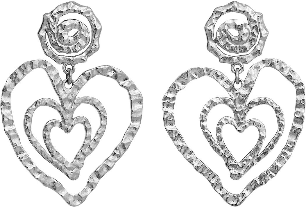 Beate Petite Earring, från Maanesten, i färgen Recycled Sterling Silver (925).