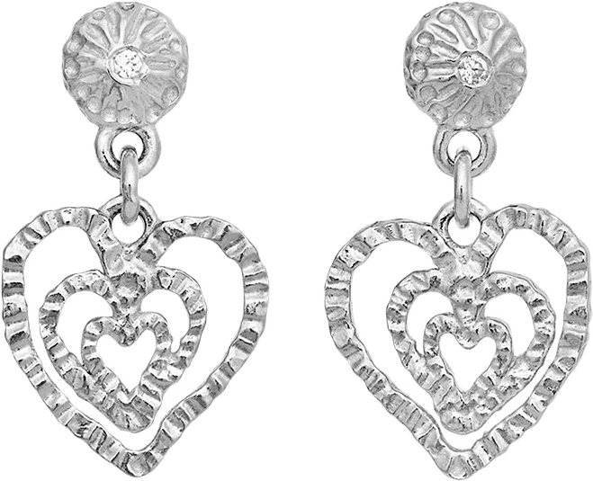 Sada Earrings, från Maanesten, i färgen Recycled Sterling Silver (925).