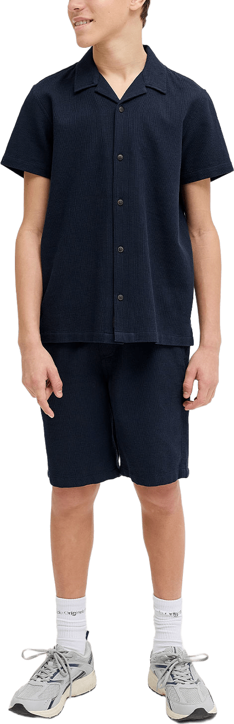 Waffle Resort Shorts, från Jack & Jones, i färgen Navy Blazer.