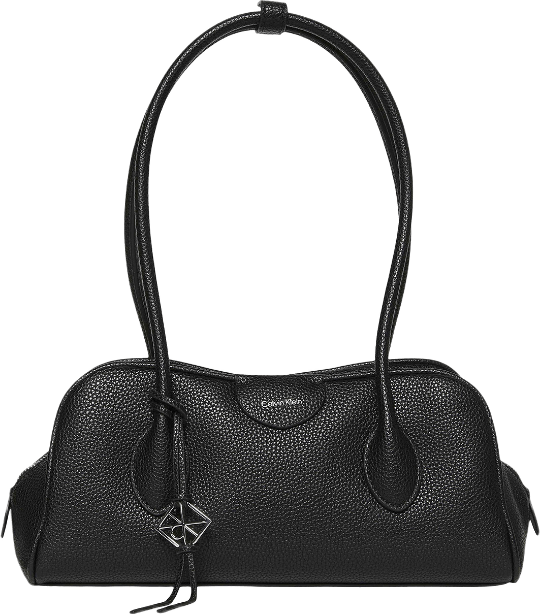 Emblem Trio Pebble Shoulder Bag, från Calvin Klein, i färgen Black.