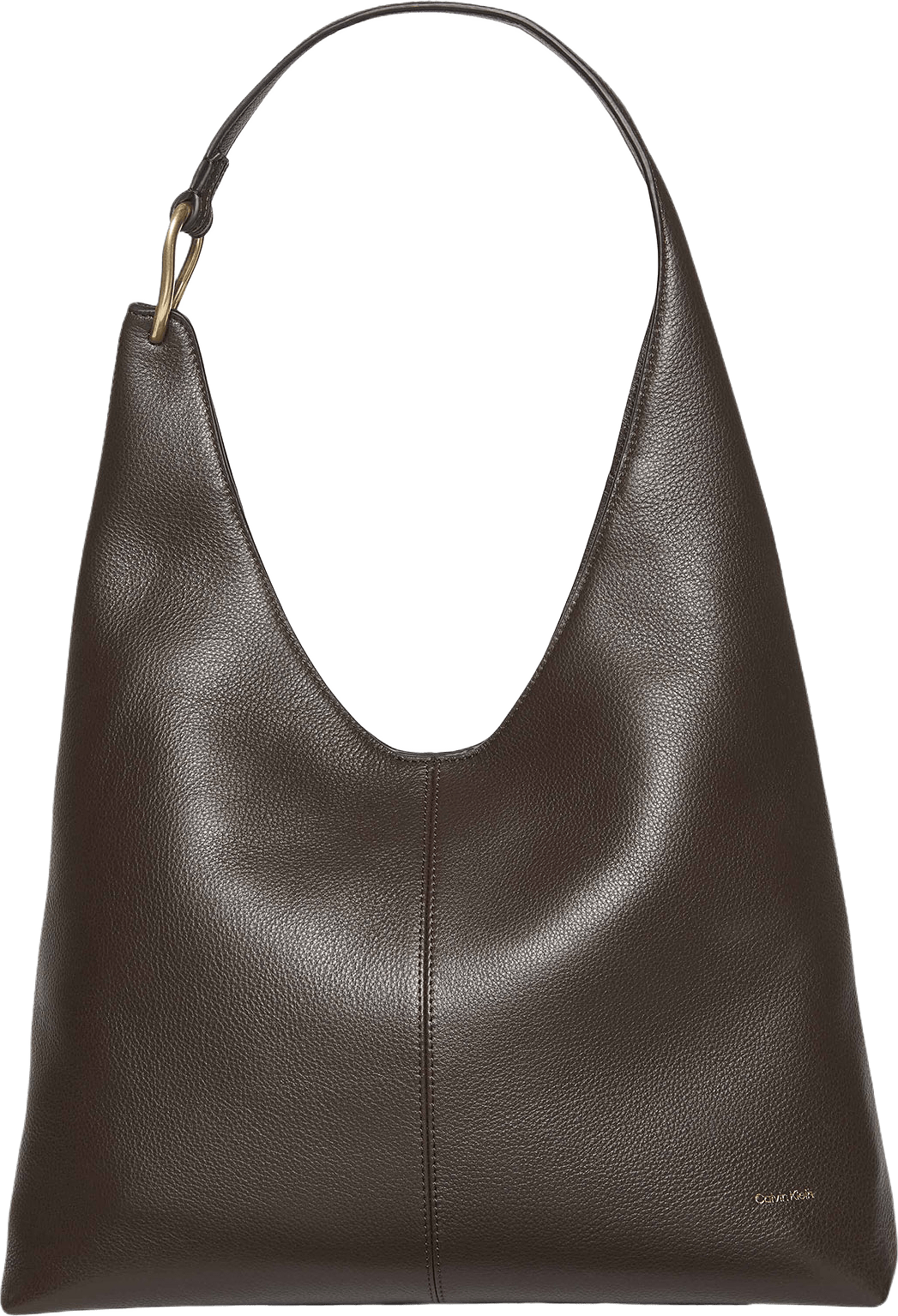 Slouchy Leather Shoulder Bag, från Calvin Klein, i färgen Delicioso.