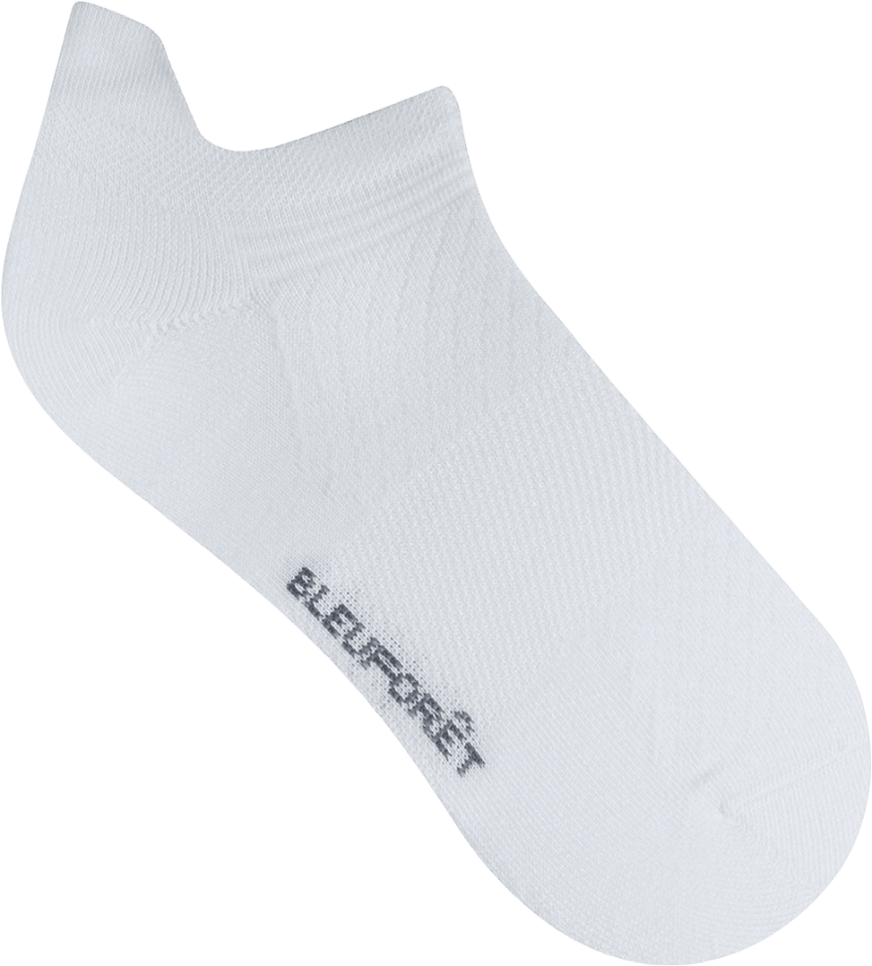 Sneakersocka sport, från BleuForêt, i färgen Blanc.