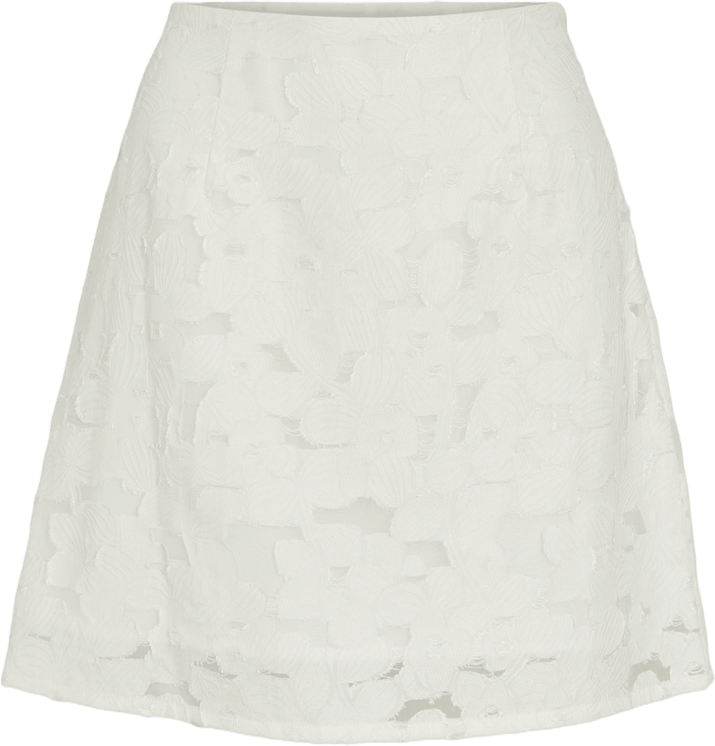 Vianvo Tailored Skirt, från Vila, i färgen Snow White.