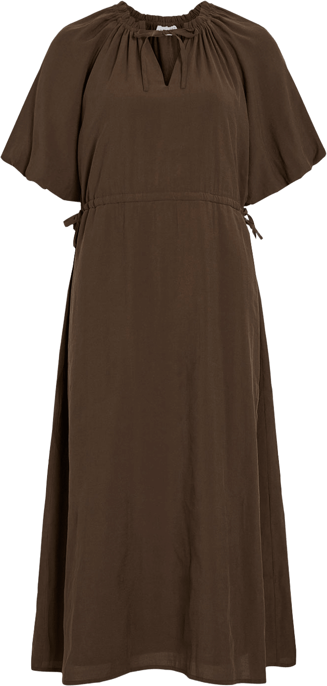 Vihekla Midi Dress, från Vila, i färgen Slate Black.