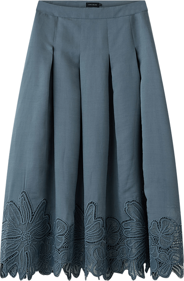 CMMOLLY-SKIRT, från CPH Muse, i färgen Blue Mirage.