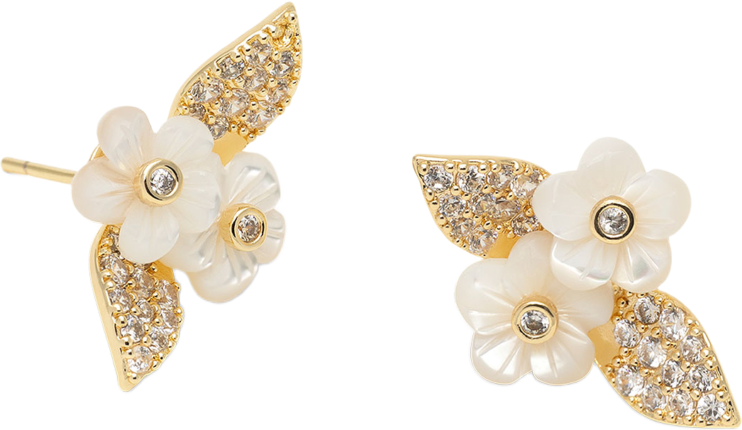 Claire Earrings, från Lily and Rose, i färgen Creme Puff.