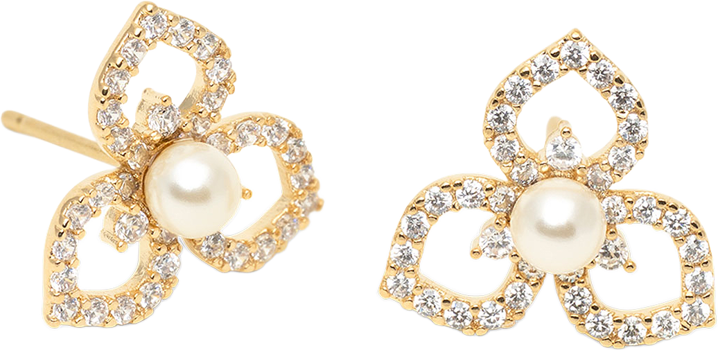 Elise Earrings, från Lily and Rose, i färgen Ivory Pearl.