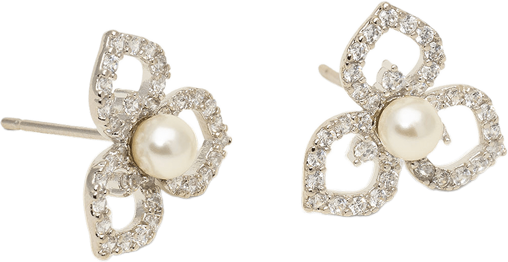 Elise Earrings, från Lily and Rose, i färgen Ivory Pearl1.