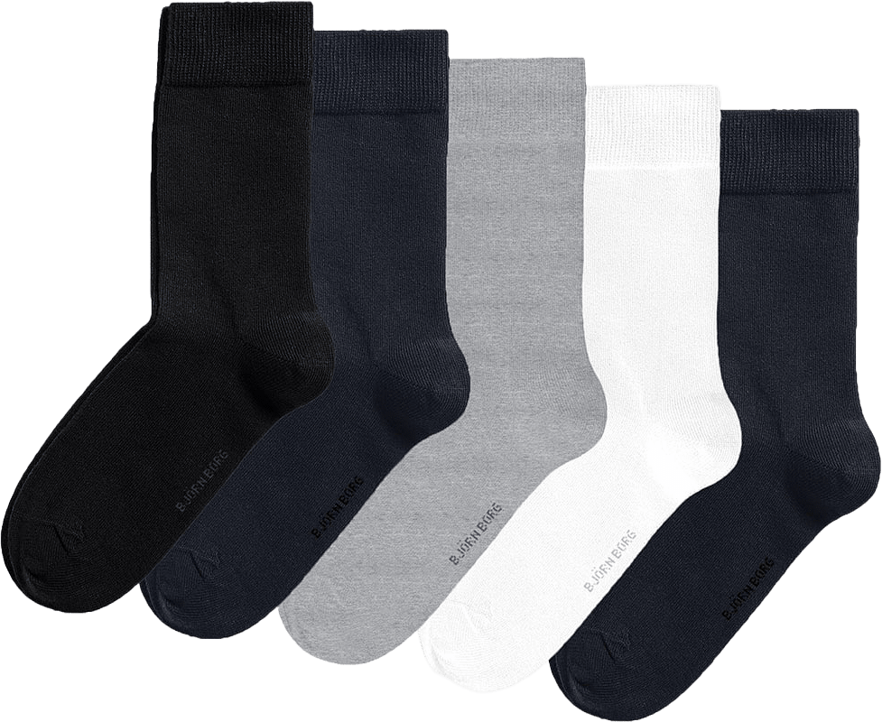 Essential Sock 5p, från Björn Borg, i färgen Multipack 2.