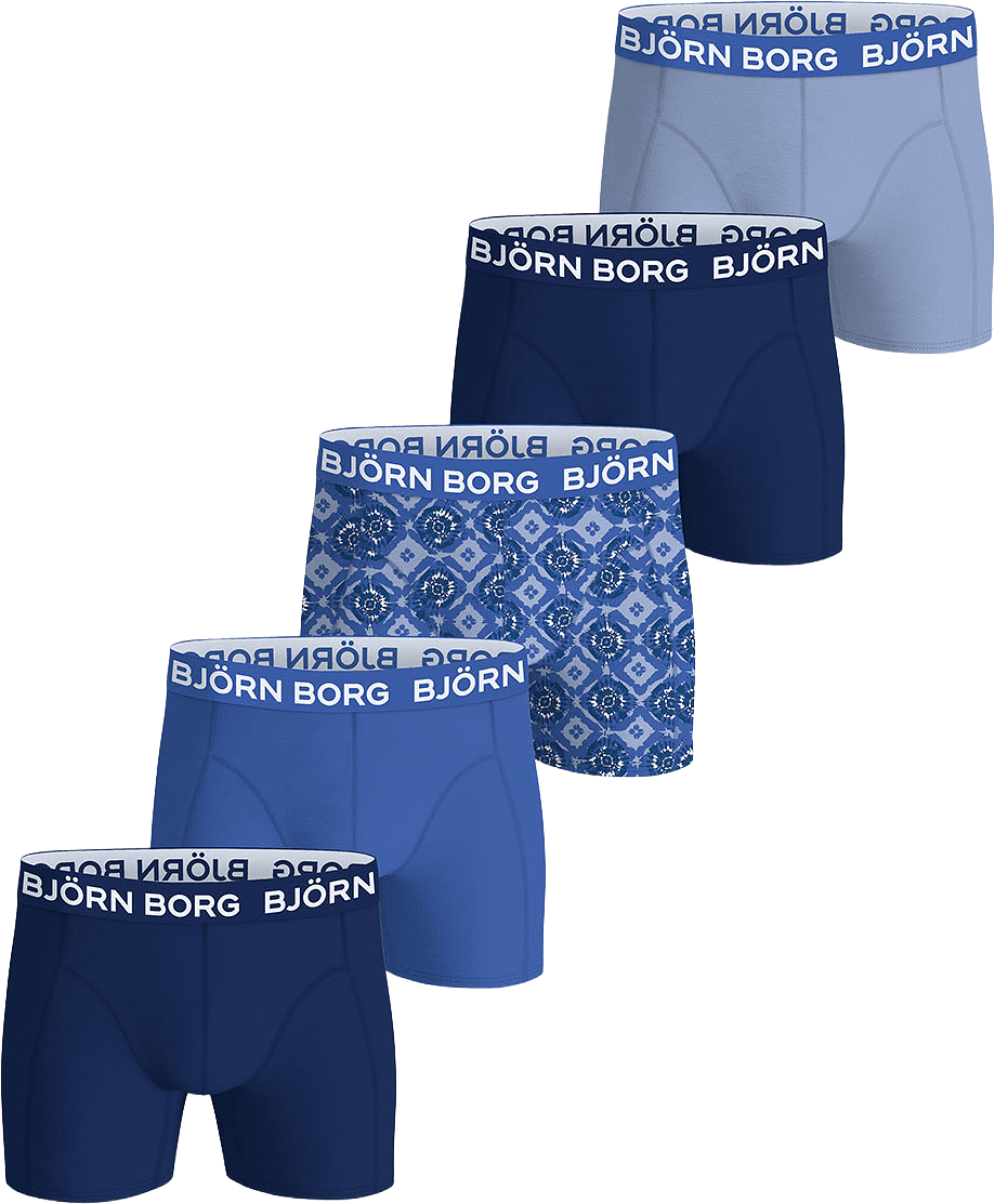 Cotton Stretch Boxer 5p, från Björn Borg, i färgen Multipack 2.