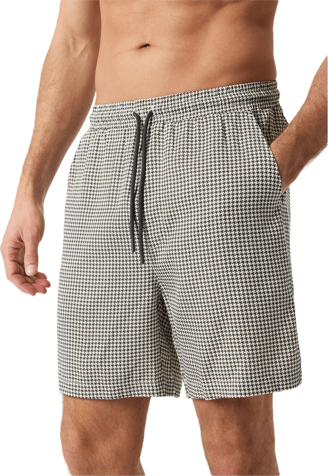 Borg Lyocell Resort Shorts, från Björn Borg, i färgen Bb Houndstooth 3.
