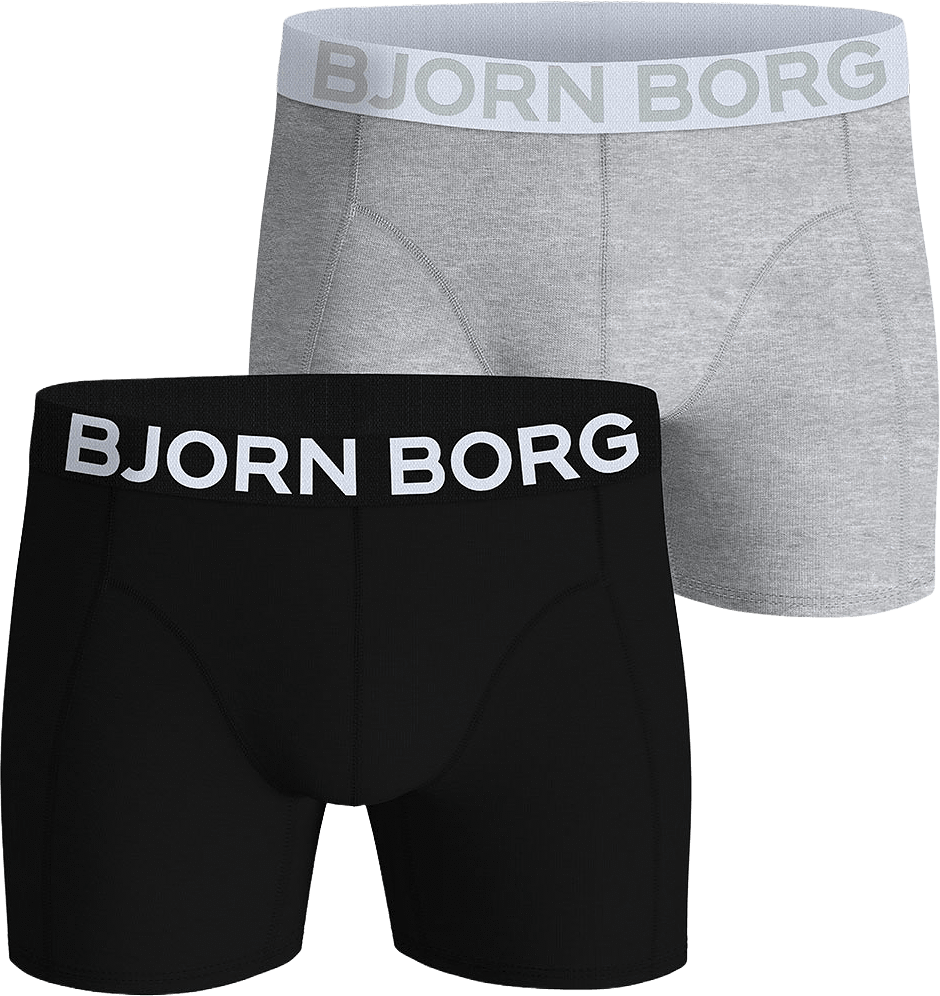 Organic Cotton Stretch Boxer 2-Pack, från Björn Borg, i färgen Multipack 5.