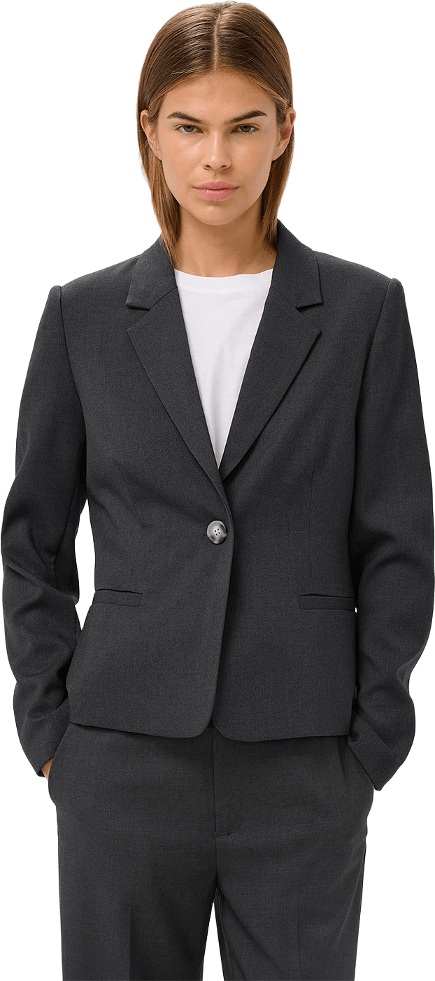 Yukta Ila BLazer, från Inwear, i färgen Medium Grey Melange.