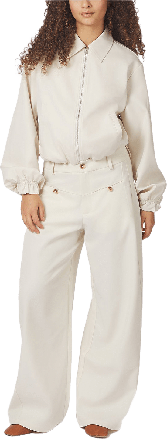 Massie Structure Pants, från Neo Noir, i färgen Off White.
