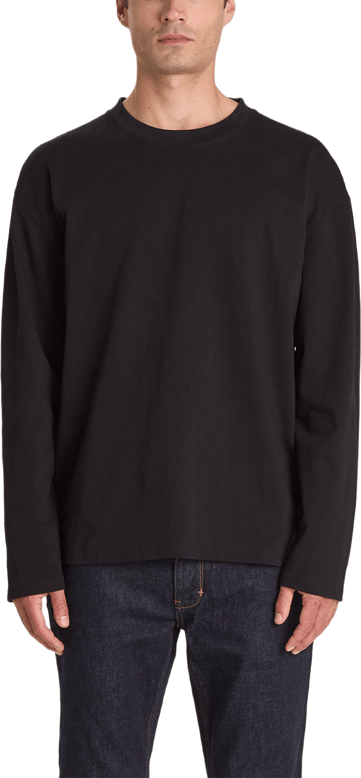 Long Sleeve Heavy, från Bread & Boxers, i färgen Black.